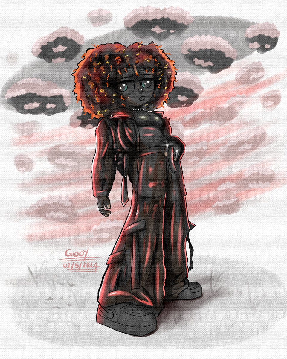 Soft shoot and a really Hard fit. 
Illustrsted in my style 🌺
Model: <a href="/cyanatavae/">Cyana Tavae</a>