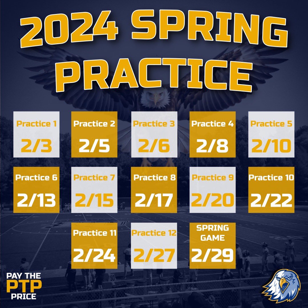 Come check us out coaches and prospects for Spring Practices‼️ Finalizing 2024 class Wednesday and looking forward to getting a jump on 2025 class 👀 ALL 2025 Recruits make sure to fill out the Questionnaire below ⬇️ docs.google.com/forms/d/1sHX1z…