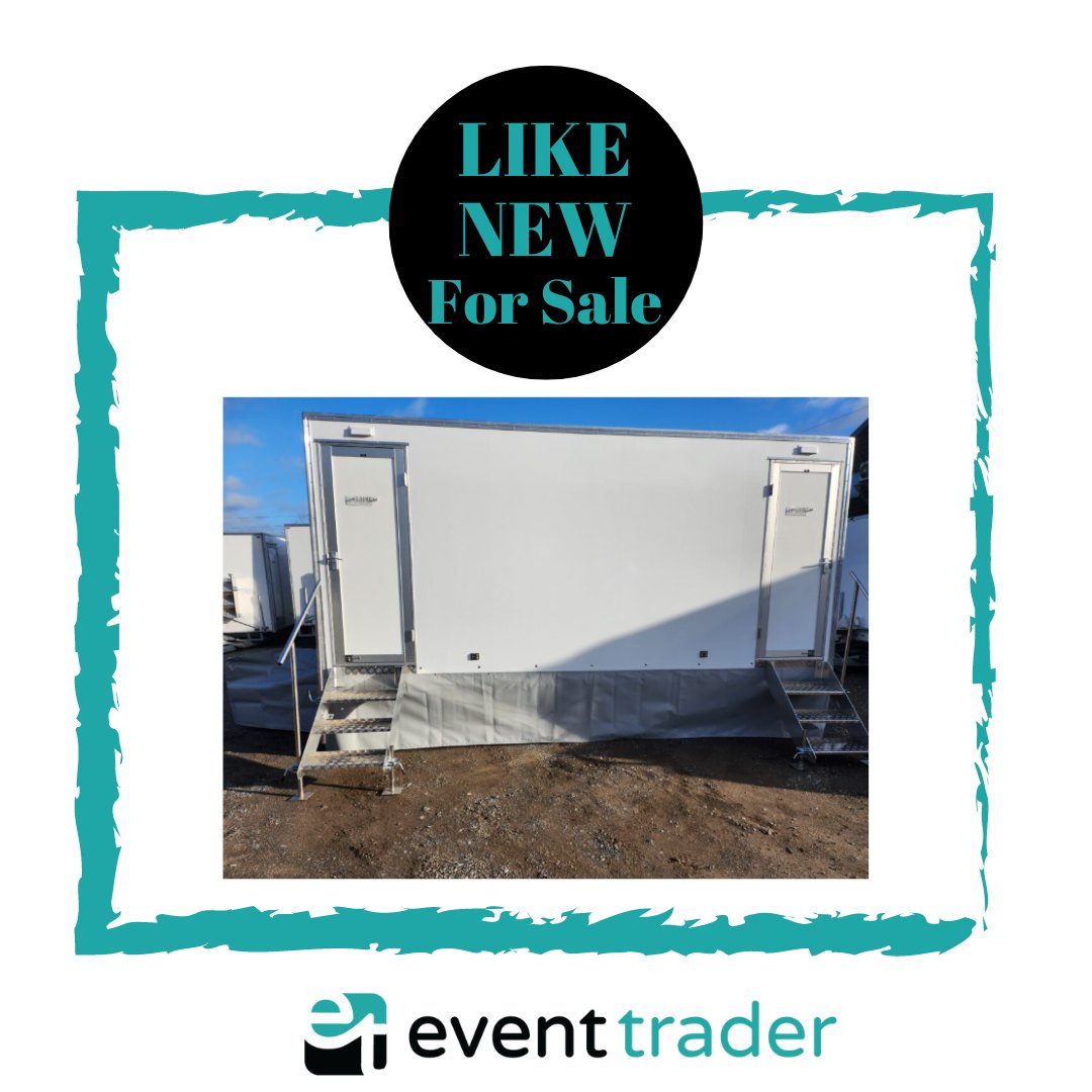Our latest listing is an essential for any festival or event.....Luxury 2+2 toilet trailer - 3 seasons old, but like new.
 eleganceservices.co.uk

#EventTrader
#EventEquipment
#Events
#Festivals
#EleganceServices