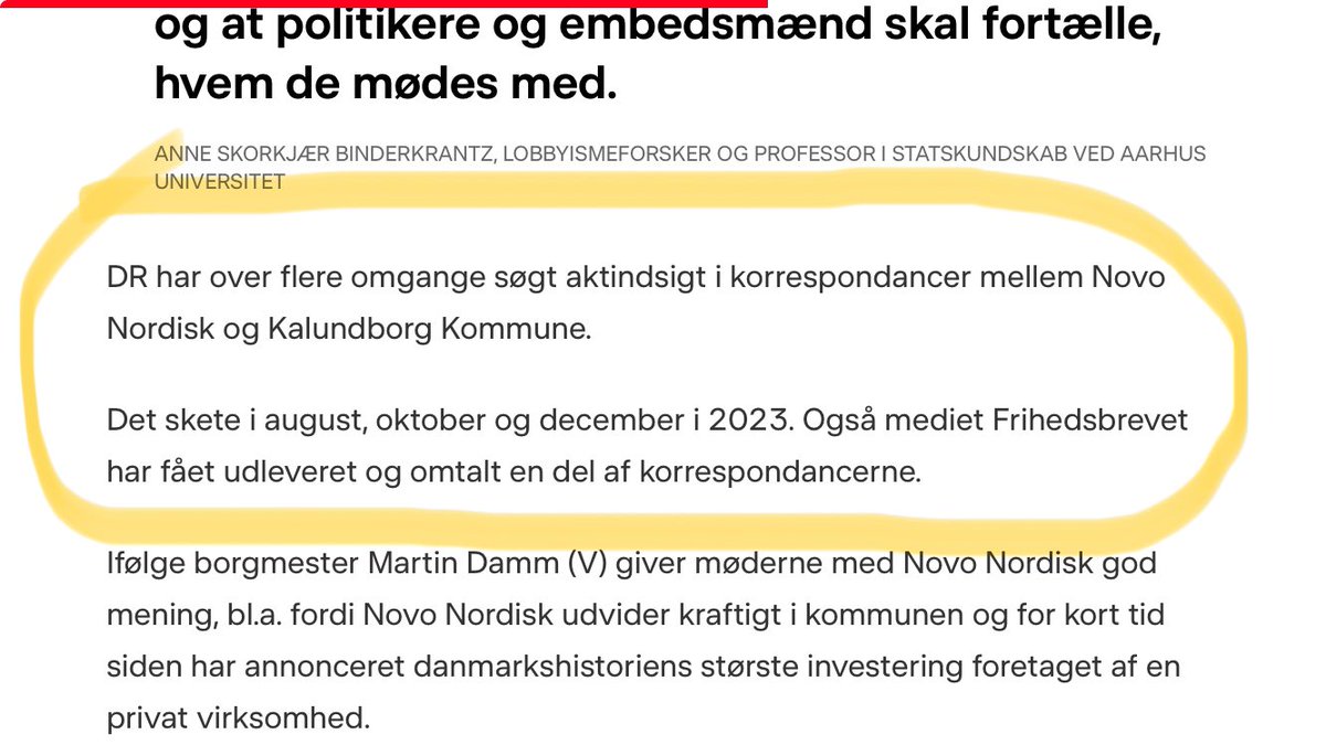 olehall's tweet photo. Jeres historie om dele af dokumenterne nævner vi jo her i artiklen, der blev lagt ud i morges. Vi har arbejdet med vores forskellige vinkler på historien til flere platforme, og vi har planlagt vores dækning i forbindelse med regnskab og 21 Søndag. Vi stjæler intet. Og vi sælger det ikke som en stor afsløring, som du påstår. Vi fortæller om dokumenter, vi selv har skaffet via bl.a. aktindsigter i andet halvår 2023, og vi har op mod 10 mundtlige kilder på historien, som vi selv har forelagt materialet for og interviewet om det. Heriblandt flere politiske kilder og eksperter, som vi ikke har set hos jer. Så ja, vi dækker nogle af de samme dokumenter og problemstillinger. Men vi gør det forskelligt, og vi har lidt flere nuancer med, hvis du ser vores samlede dækning. God arbejdslyst.