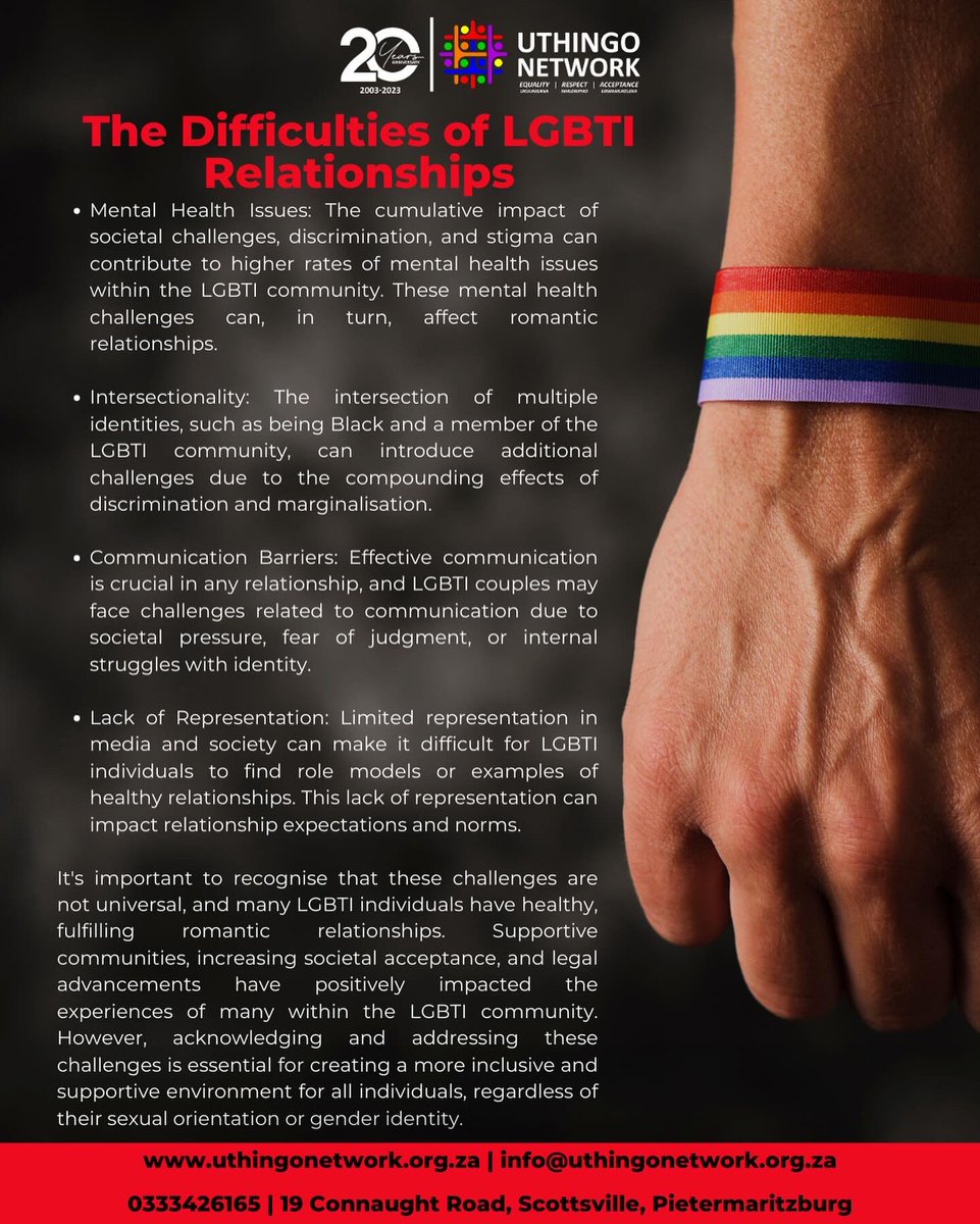 Ever wondered why some LGBTI relationships experience challenges? Here are some reasons for this sad reality.