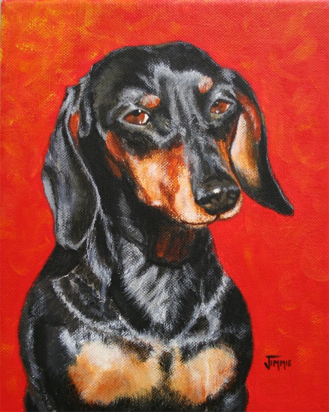 jimmiesart's tweet photo. Black Dachshund print of original https://t.co/CBtxPYn6c0 via @jimmiesart https://t.co/Yvm1MG7vTc