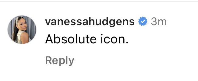 weadoremiley's tweet photo. Vanessa Hudgens commented on Miley’s Flowers Grammys performance video and wrote “absolute icon”. https://t.co/oxPJrBGeUQ