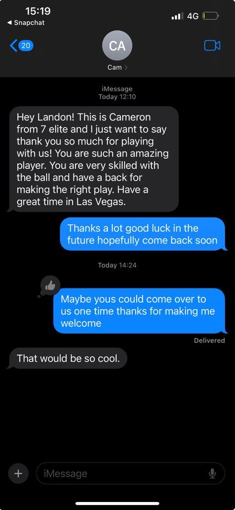 Can honestly say this better than anything making memories and friends for life what an experience he is having  through football @7EliteSaba @7EliteAcademyUK 👌🇺🇸