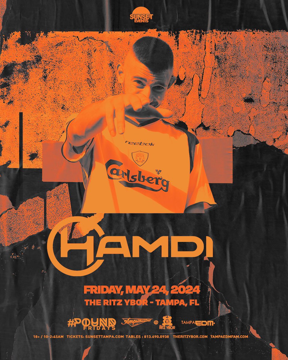 tampaedm's tweet photo. VENUE DEBUT ALERT: HAMDI ON MAY 24TH! 🔥 https://t.co/9gnpmtbTLl