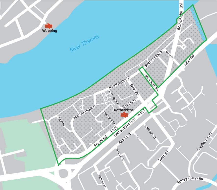 'Rotherhithe Village' controlled parking zone consultation launched consultations.southwark.gov.uk/environment-le…