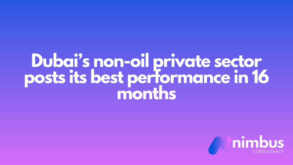 Dubai's non-oil private sector thrived in December, marking the best performance in 16 months! 📈💼 Rapid sales and activity improvements fueled optimism, with new order growth soaring. 
Learn more: gulftoday.ae/business/2024/…   #DubaiEconomy