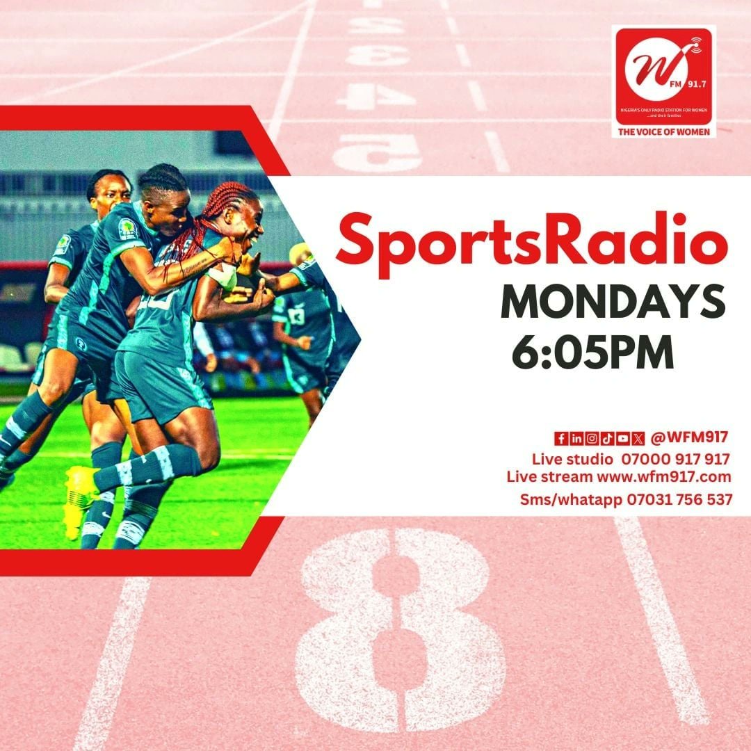 wfm917's tweet photo. Tune in for thrilling moments as we analyse Sports on Women Radio wfm91.7
Live stream: 07000 917 917
Sms: 07031 756 537
Livestream: https://t.co/UriTlCyQ8B
#sports #GameOn #sporthighlight #sportanalysis #SportsHighlight #wfmsport https://t.co/XIP78hbNWp