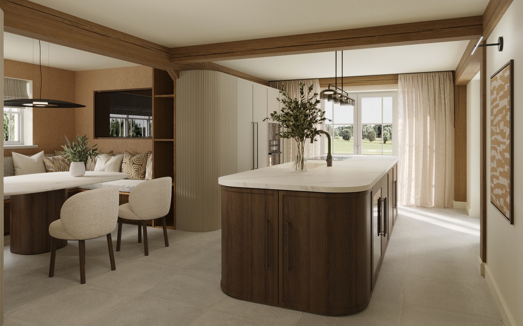 Rachel_Usher's tweet image. A neutral kitchen area with bespoke artwork and warm wood tones, creating a neutral ambiance 🤎
.
.
.
.
.
#luxurykitchendesign #kitchendesigninspo #highendkitchendesign #luxurykitchens #scadniinteriors #minalistinteriors #scandi #neutralkitchens #luxuryinteriordesign