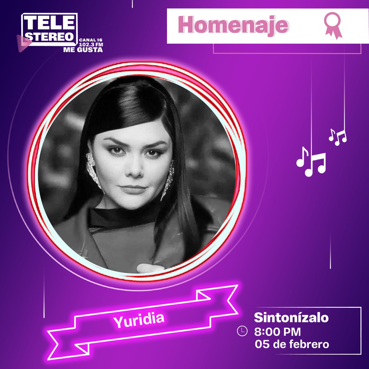 telestereonic's tweet photo. 👇🏼 Esta noche disfrutá de la música 🎶 de un súper concierto 🎶 del sol ☀️ de México 🇲🇽 Yuridia 👩🏻 en el #Homenaje que preparamos desde #TeleStereo.
La mejor música se disfruta con nosotros. ❤️🩹🥹
📻 Escuchanos en 102.3 FM
📺 ¡Canal 16 - Me gusta!
#TeleStereo #música #yuridia https://t.co/O5ZnsAMGBO