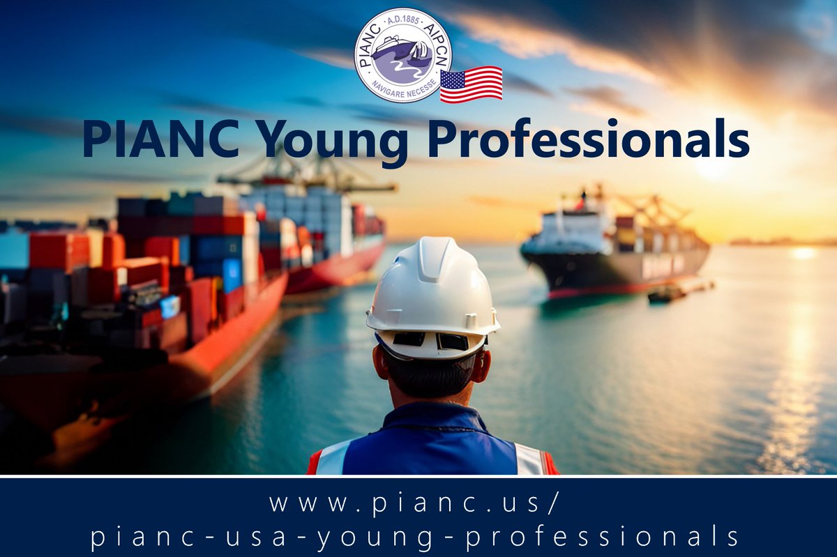 PIANCUSA's tweet image. Are you a Young Professional looking to kick-start or expand your career?

Look no further than PIANC Young Professionals – the international platform designed to help rising professionals in the field of waterborne transport infrastructure 

Check out the #PIANC YP LinkedIn page