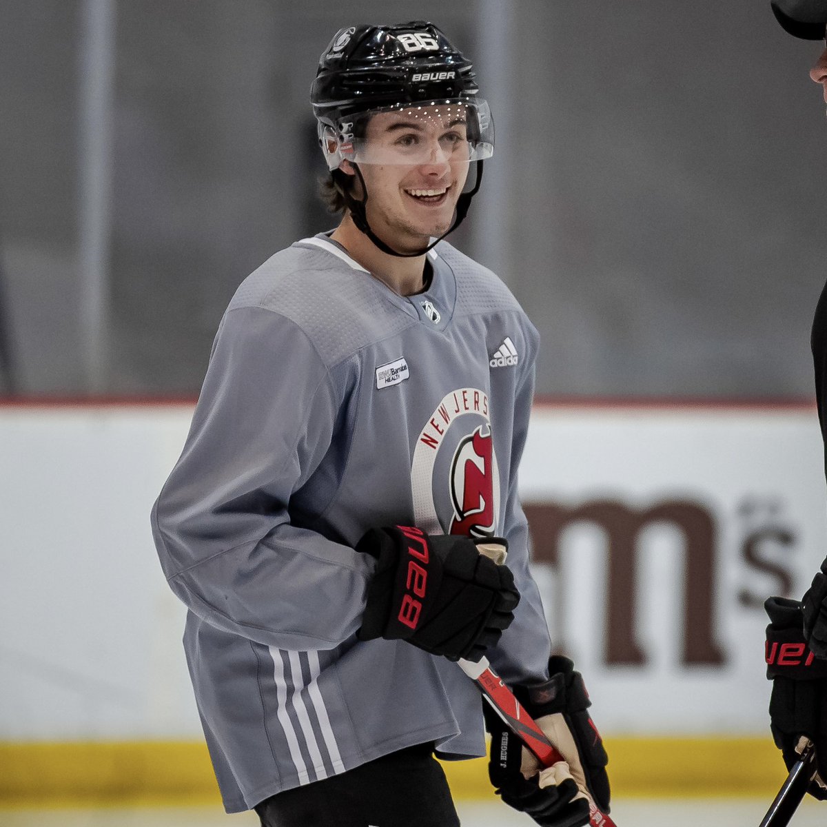NJDevils's tweet image. Smile if you’re happy to be back with the boys.