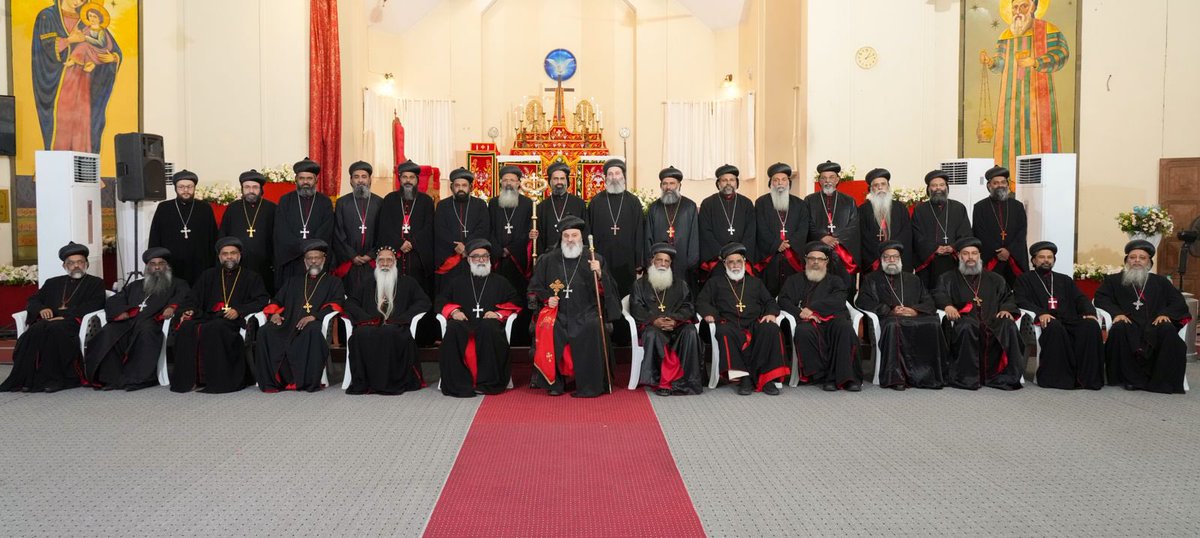MorAphremII's tweet photo. Presiding over the Regional Holy Synod of the Church at the MSOTS Seminary in  Vettickal, Ernakulam- India https://t.co/xegnxkhyrw