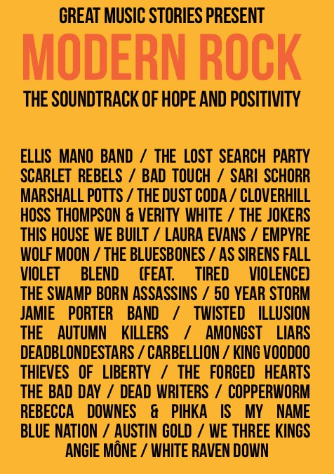 GuyB_rockshow's tweet photo. Marv Monday Modern Rock mash now brightening Mondays with @amongstliars @RebeccaDownesUK @MarshallPotts1 @pihkaismyname @badtouchrocksuk @OfficialTIband @angiemonemusic @wethreekings_ 
Rockshow follows at 6pm x https://t.co/eJp9U6JGDe