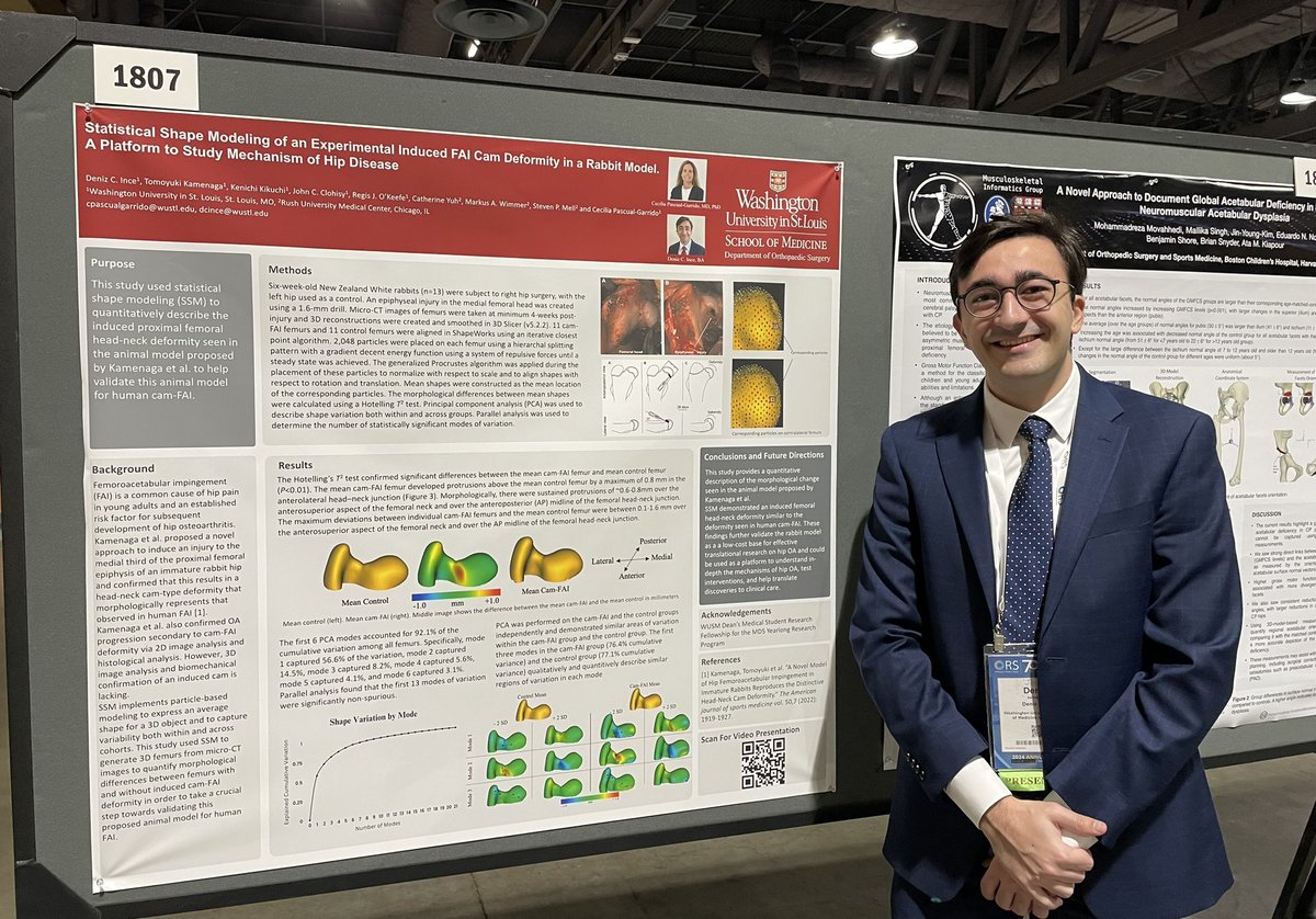 Cecilia Pascual-Garrido, MD, PhD (@cecipgarrido) on Twitter photo So proud of Jon Ince. Please check his poster#1807 on SSM for hip FAI model.The future is bright in the field of orthopedics with students like him. Jon, thank you for your energy and outstanding work. #ORS2024 @WUSTLortho <a href="/OrthoRes_WashU/">WashUOrthoResident</a> <a href="/washu_ortho_res/">WashU Ortho Research</a> So proud of Jon Ince. Please check his poster#1807 on SSM for hip FAI model.The future is bright in the field of orthopedics with students like him. Jon, thank you for your energy and outstanding work. #ORS2024 @WUSTLortho <a href="/OrthoRes_WashU/">WashUOrthoResident</a> <a href="/washu_ortho_res/">WashU Ortho Research</a>