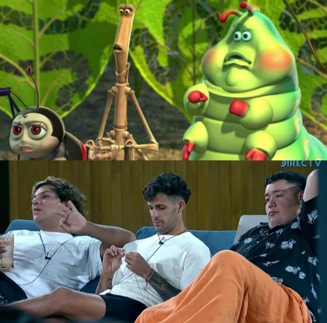 rhenzoconh's tweet photo. Son iguales jajaja 
🚬 #GranHermano https://t.co/boZ5iL4I2Z