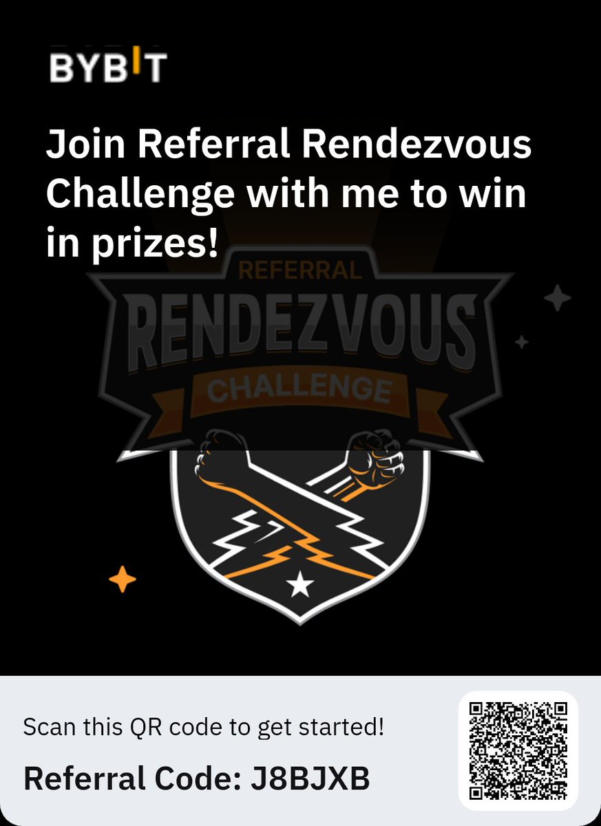 Join Referral Rendezvous Challenge with me to win in prizes! Register here:  bybit.com/en/trading-con…
