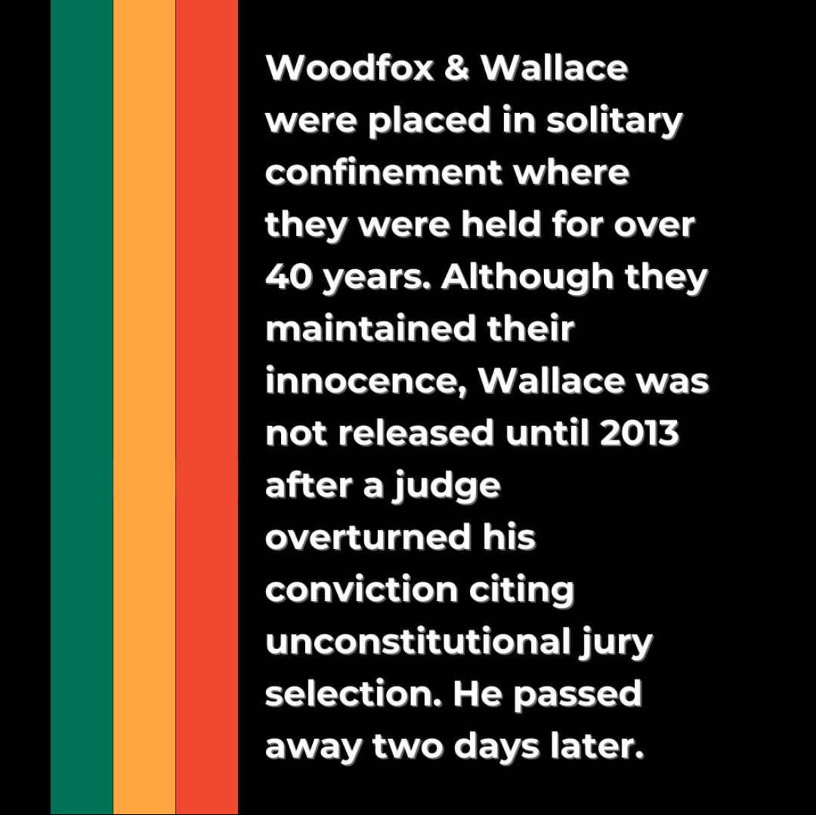 Goodman_law's tweet photo. For #BlackHistoryMonth , @NACDL highlights the story of #AlbertWoodfox &amp; the #AngolaThree case. In August 2023, on the 1st anniversary of Woodfox's death, NACDL's Board adopted the Woodfox Resolution Against Solitary Confinement. https://t.co/y2WpfDIhOe