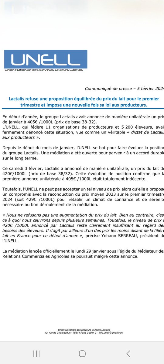 Rétablissons la vérité face au menteur <a href="/groupe_lactalis/">Lactalis</a>