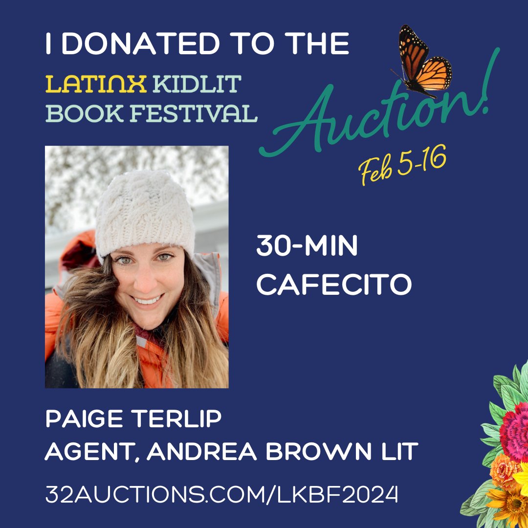 The #lkbf24 Publishing Auction is LIVE! You can bid on some amazing items, including a 30 min Ask Me Anything video call from me!

32auctions.com/organizations/…

Don't miss the chance to bid and support @Latinxkidlitbf. Auction closes 2/16!