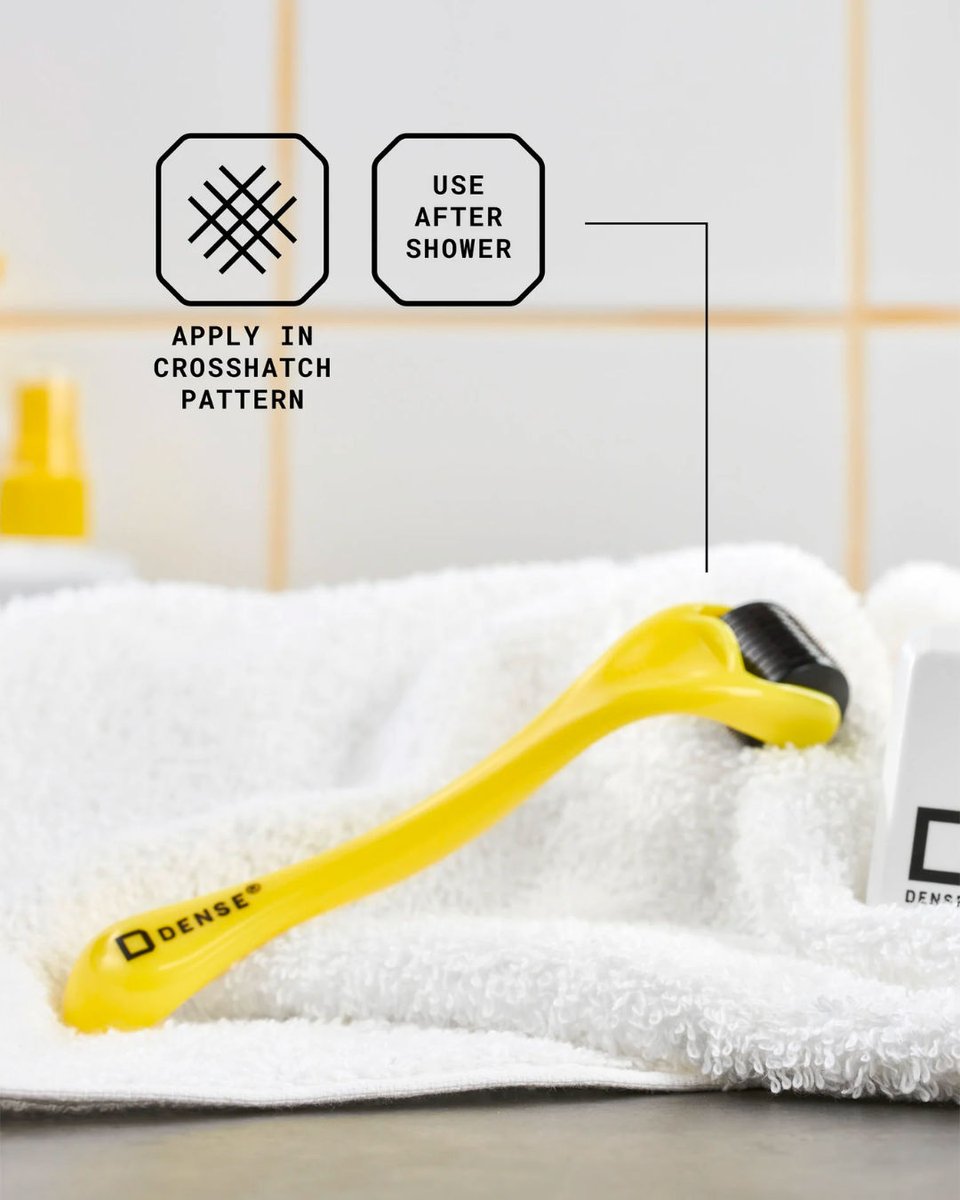 DenseExperts's tweet photo. Revitalize your scalp and promote healthier, thicker hair growth with a Derma-Roller - the ultimate Scalp Activator! 

#densehairexperts #hairloss #hairgrowth #hairgrowthtips #haircareformen https://t.co/u7rFFSrVRl