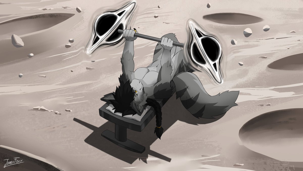 Commission for <a href="/ValeTheDumbass/">ValerieTheDumbass</a> 🔥
What is she training for? 😤
Reference from One Punch Man

#furry #furryartwork