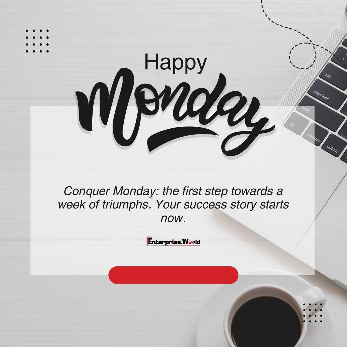 strategicfutur3's tweet image. Start your Monday morning with this quote.

#ConquerMonday #Quotes #SuccessStartsNow #MondayInspiration #MondayMindset #QuoteOfTheDay #MondayVibes #SuccessJourneyBegins #Goals #MotivationMonday #Trending