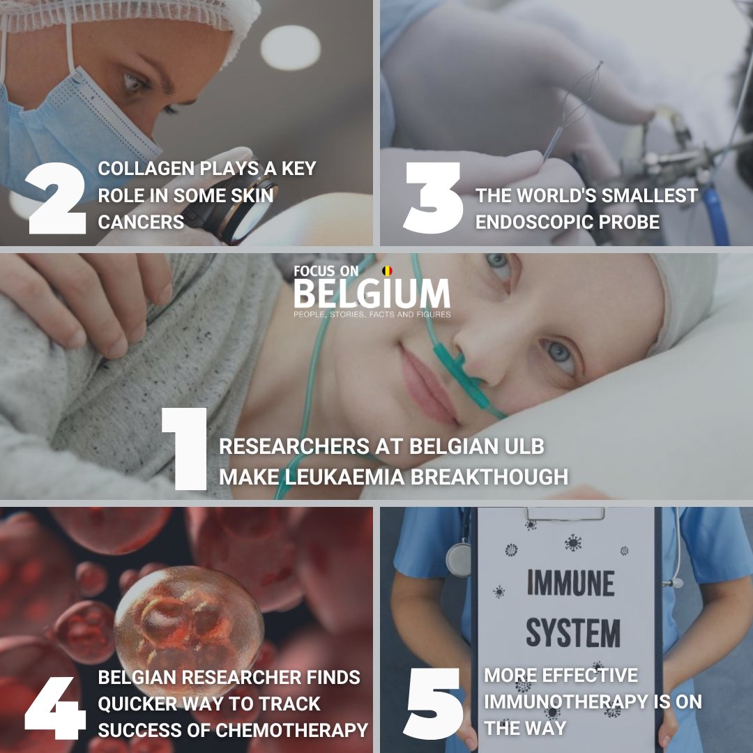 🎗️#WorldCancerDay 👨‍🔬👩‍🔬Veamos algunos de los avances de los investigadores belgas en la lucha contra el cáncer 🇧🇪