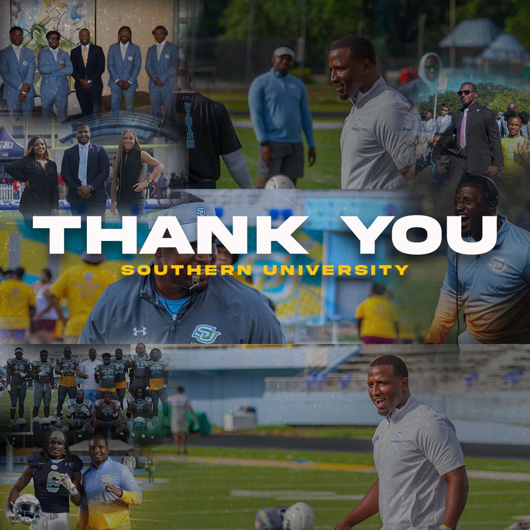 Grateful for the past two seasons on The Bluff! Thank you Southern University! 🤝