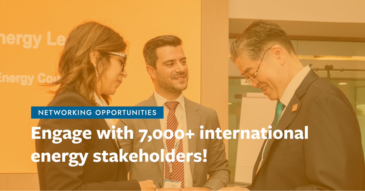 🗣️The 26th World Energy Congress is the space to engage in conversations and forge the connections that will drive innovation and shape the future of #energy. 

Learn more about networking at the Congress 👉 worldenergycongress.org/rotterdam/netw…   
 
#RedesigningEnergy #energytransition