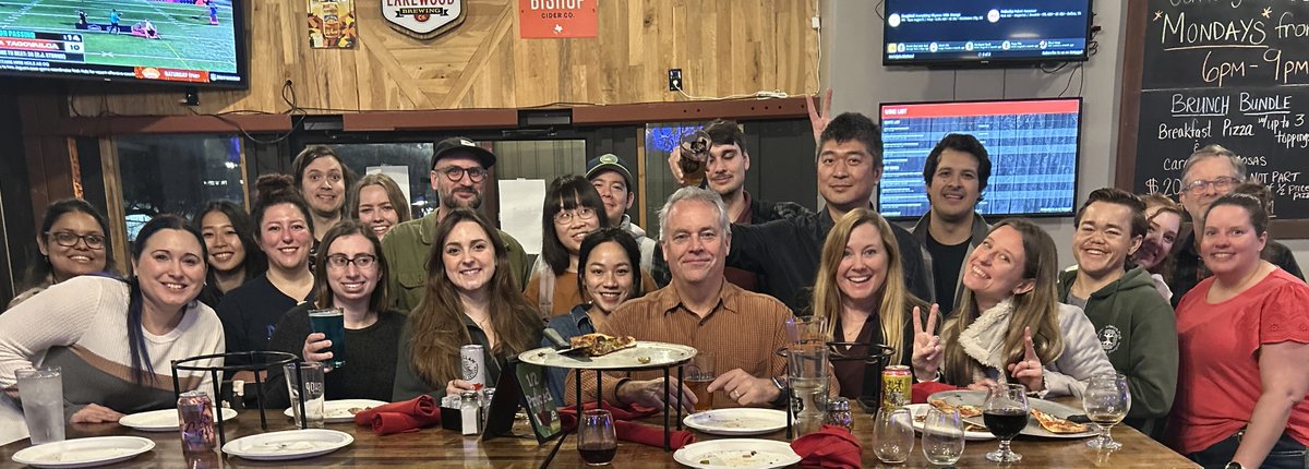 In case you missed it, we had a great time at the February GDD First Friday Social. Thank you to all the faculty and students who attended!! Looking forward to our March social.