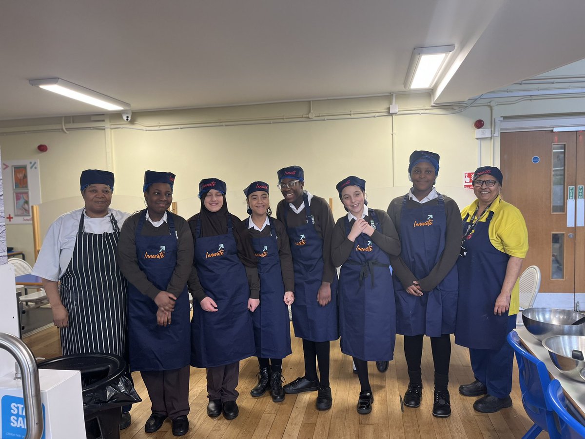 StAngelas_Sch's tweet photo. A group of Year 7 were hosted by Chef Minette and her team today to make the American cakes we had learnt about in Geography.

They were very professional bakers and the cakes were simply delicious- well done one and all! https://t.co/GN9TzNvAXl