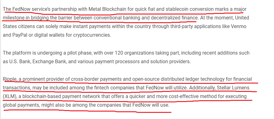 CryptoGeekNews's tweet photo. 🚨BREAKING NEWS: THE FEDERAL RESERVE HAS OFFICIALLY ANNOUNCED THAT $XRP IS EXPECTED TO PLAY A KEY ROLE IN ENABLING THE BLOCKCHAIN COMPONENT OF THEIR FEDNOW PAYMENT SYSTEM, FOLLOWING SPECULATION ARISING FROM ALLEGED MEETINGS WITH #RIPPLE. https://t.co/Q78WtTihb5