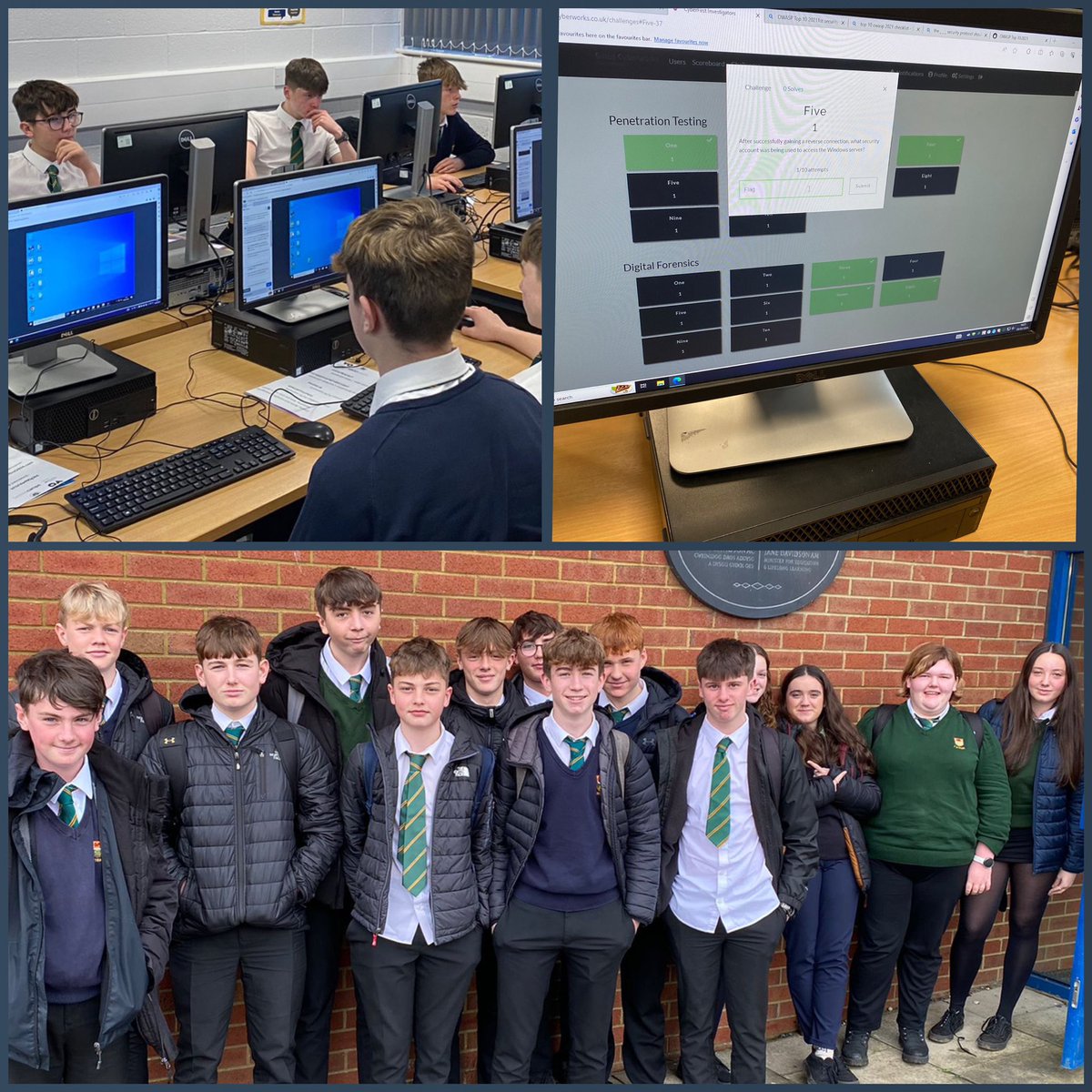 Diolch @technocamps am drefnu gweithdy diddorol heddiw, yn cyflwyno seibr diogelwch i ddysgwyr bl.10.

These yr.10 learners attended a cyber security workshop today. Thank you Technocamps for the opportunity and for arranging the event.

<a href="/Ysgol_Strade/">Ysgol Y Strade</a>