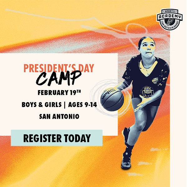 Only 10 days out to join the Presidents' Day Spurs Fundamental Camp! 🏀

Ages 7-14, boys &amp; girls, are welcome to develop their game with our experienced coaches at the Antioch Sports Complex &amp; Community Center

Hurry, spots are filling up fast! bit.ly/49XyoDI
