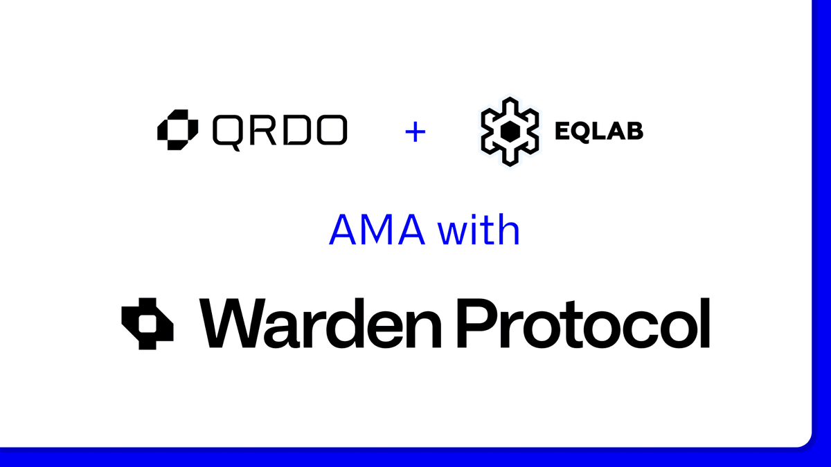 OPEN Custody Protocol (OCP) 🔑⛓️ (@opencustody) on Twitter photo Last week was quite exciting for $QRDO! 
🆕Fusion Labs unveiled Fusionchain plans
🚀 @WardenProtocol announced an airdrop for QRDO holders, and the Foundation held an AMA with <a href="/eqlab_io/">EQ LAB</a> . Don't miss the recap  for insights on what is coming: qrdo.org/blog/qrdo-foun… Last week was quite exciting for $QRDO! 
🆕Fusion Labs unveiled Fusionchain plans
🚀 @WardenProtocol announced an airdrop for QRDO holders, and the Foundation held an AMA with <a href="/eqlab_io/">EQ LAB</a> . Don't miss the recap  for insights on what is coming: qrdo.org/blog/qrdo-foun…