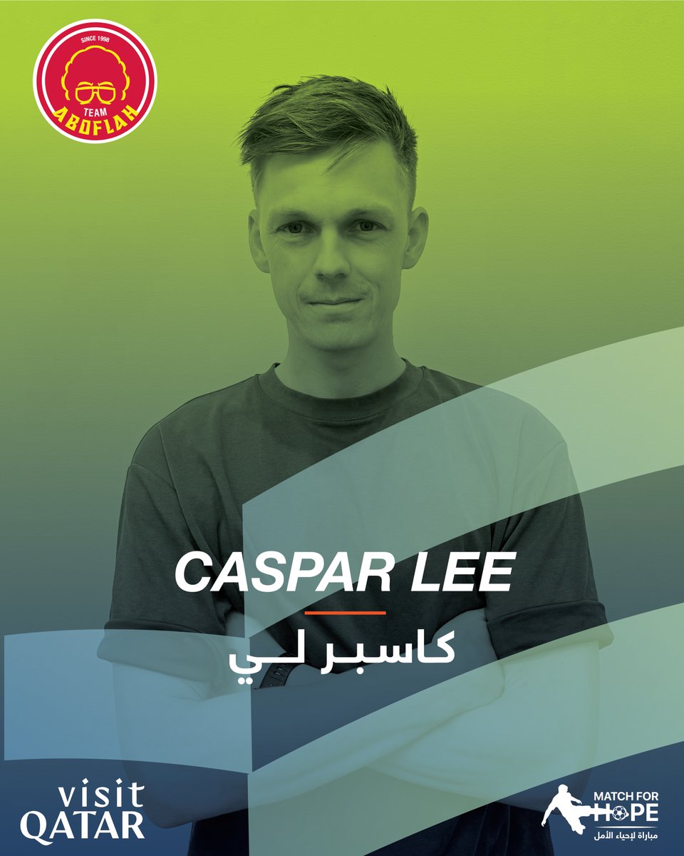 👋 @Caspar_Lee 👋 A big name has joined #TeamAboflah as goalkeeper 🧤   🧤إسم كبير انضم إلى #فريق_أبوفلة ليحرس المرمى   Get your tickets now 🎫 اشتر تذكرتك الآن match4hope.com #MatchForHope ⚽️ #مباراة_لإحياء_الأمل