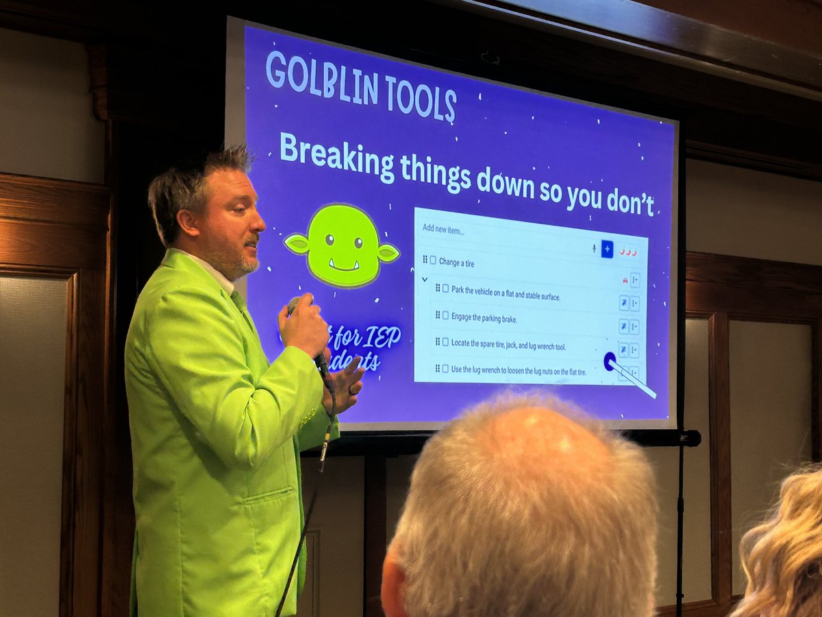 Tom Wexler (@tawexler) on Twitter photo Iām drinking out a firehose. SO many good apps and ideas from the morning. Looking forward to trying Goblin Tools to break down tasks. Great to see <a href="/blutz01/">Brandon Lutz</a>, <a href="/MrDeissler/">Mr. Deissler</a> and <a href="/RyanBerger18/">Ryan Berger</a> in their element! #PETEandC <a href="/peteandc/">PETE & C</a> Iām drinking out a firehose. SO many good apps and ideas from the morning. Looking forward to trying Goblin Tools to break down tasks. Great to see <a href="/blutz01/">Brandon Lutz</a>, <a href="/MrDeissler/">Mr. Deissler</a> and <a href="/RyanBerger18/">Ryan Berger</a> in their element! #PETEandC <a href="/peteandc/">PETE & C</a>