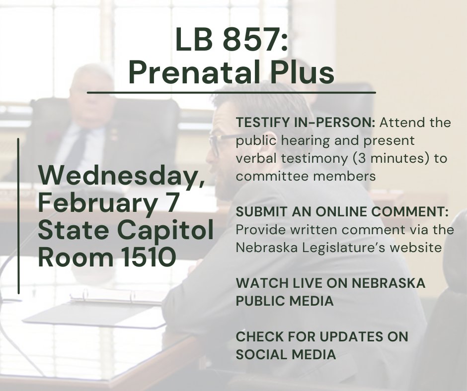 My priority bill, LB 857, is up for public hearing this Wednesday, 2/7!

In 2021,  1 in 9 Nebraska babies were born preterm and 1 and 13 Nebraska babies were born with a low birthweight🧵