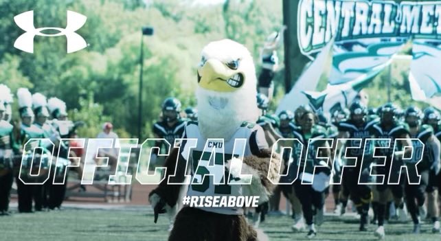 MarcDavid2k's tweet photo. After a conversation with @COACHWARECMU I’m blessed to receive my 5th offer from @cmueaglesFB 

@NPHSRecruiting @DeonLanier_
@CoachClarkBrown @Coach_Reed86
@BohannonBrian @CarsonKoporc @CoachWalshFB @CoachTrist 
@CoachLiamKlein @CoachGregHarris https://t.co/UC0fiP3o55