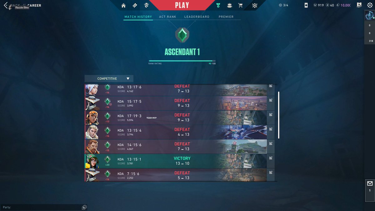 RealRazzieBinx's tweet photo. HOW CAN I FUCKING SLEEP IF THIS IS MY MATCH RECORD WHAT THE FUCK https://t.co/CLjFNsKOq2