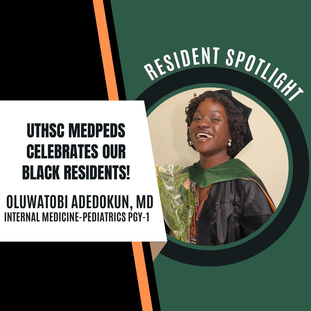 Meet our 1st resident spotlight for #BlackHistoryMonth  Oluwatobi “Tobi” Adedokun!!! From USCF College of Medicine! The COFFEE QUEEN, traveling guru, and multilingual master ‼️‼️‼️ We are so thankful to have her in Memphis and she is a huge blessing in her patients lives!! #MP4L