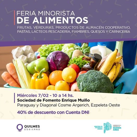 #quilmes #feriadealimentos #ezpeleta #CuentaDNI @QuilmesMuni