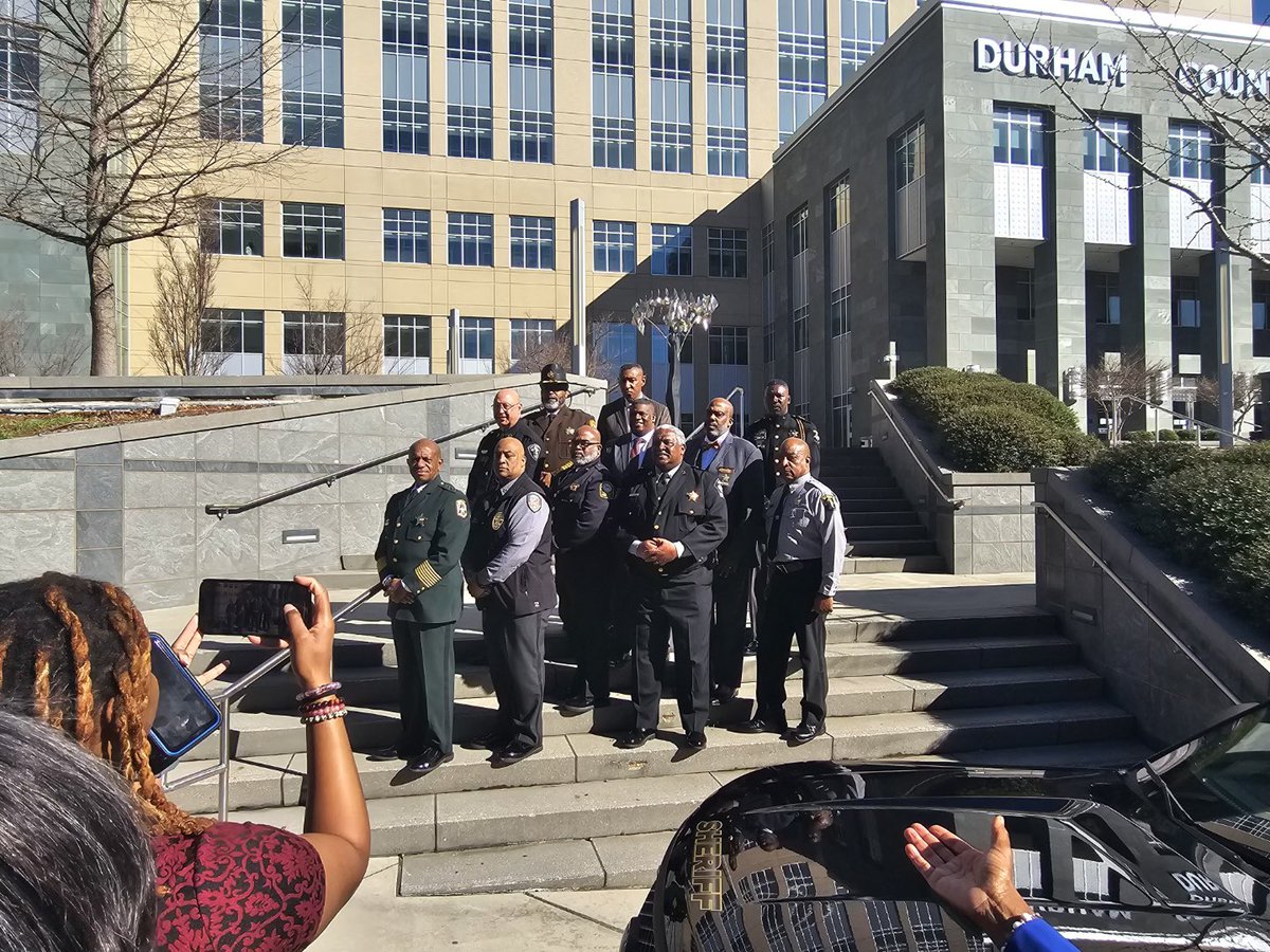 NCATUPD1's tweet photo. Professionalism in leadership is always priority. @ncat_upd leadership attended the Black Law Enforcement Leadership Summit in Durham, NC last week! https://t.co/Kr7bjlwAFK