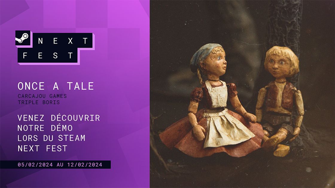Le vendredi 9 février, rejoignez Carcajou Games en direct sur Twitch. Rencontrez les créateurs, découvrez les secrets du jeu, et partagez notre passion pour notre jeu, en collaboration, « Once a Tale ».

buff.ly/49cjMzX