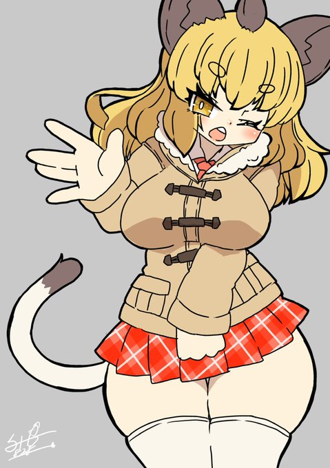 ライオンさん「いや〜、この時期の見回りは冷えるね〜。」
ダッフルコートはミーア先生にもらったらしい
(けものフレンズ) 