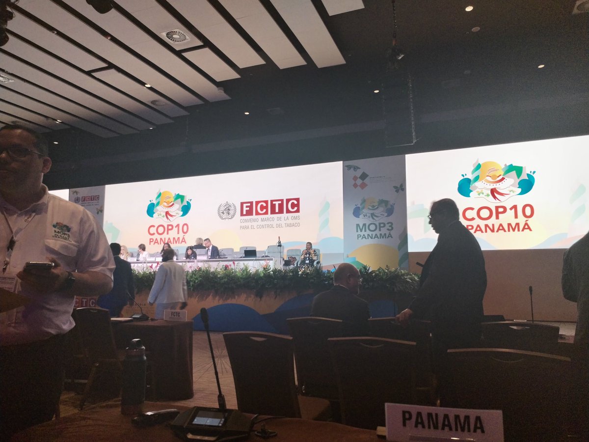 Asamblea mundial de Control de tabaco.