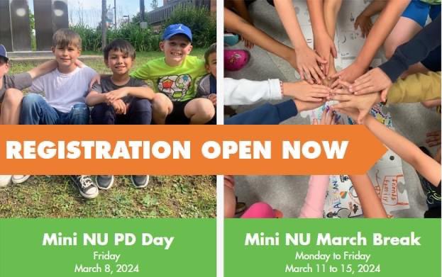 Extended Learning @ NU (@nu_extendlearn) on Twitter photo Registration OPEN for March PD & March Break Camp!
Click here for full details:
extendedlearning.nipissingu.ca/camps
Limited spaces available. Registration OPEN for March PD & March Break Camp!
Click here for full details:
extendedlearning.nipissingu.ca/camps
Limited spaces available.