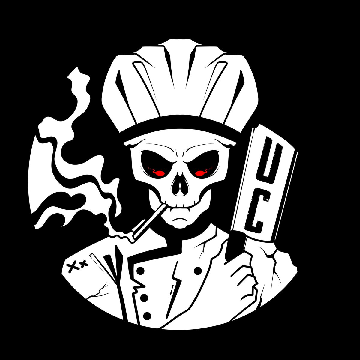 UndeadChefNFT's tweet photo. Hey chefs! 💀🧑‍🍳🔥

I need your help! 🙏

The @UndeadChefNFT apparel is dropping tomorrow for pre-order with our first two pieces.

Snap back cap and hoodie. 🧢🧥

But this isn't just any ordinary merch.

Thanks to @MicroM43 this will be the first pieces of merchandise to have a scannable chip in them, thus being the first project to "Gamify" wearing clothing. This technology will track how often you wear the merch, and where you wear it!

What does that mean? 🤔

In our effort to creative the first fully immersive culinary NFT project, when you achieve certain tasks by wearing your piece of apparel you get raffle entries to win NFTs from projects who have supported the #UndeadChefs from the beginning. 

A portion of the proceeds will go to sweeping floors of these communities and then raffled off! 🎟️🎟️

Which projects are up first?
@SavedSoulsNFT
and
@SpaceRidersXYZ

And we'll also sweep Undead Chefs for raffles but also store in our vault wallet!

Who would have thought wearing NFT merch could be so much fun!

Also that's just the beginning. 

We also want to initiate a "Wear to Earn" mechanic as well. 👀 

More details soon! 🤫

Like and retweet this and I'll pick someone to win a chef via Twitter picker in 48 hours!

Oh yes! 🔥🔥

🚨 5% of the proceeds from all marketplace and retail sales go towards the royalties for holders!

AND 2.5% will go to the Smiley Jacket DAO🚨

As always Let's F$#@ing Cook!