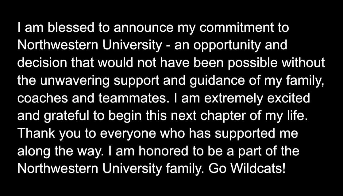 Cameron Russell (@cam4russell) on Twitter photo Excited to announce my official commitment to Northwestern University! <a href="/NUFBFamily/">Northwestern Football</a> <a href="/DavidBraunFB/">David Braun</a> <a href="/ArmonBinns/">A.B.</a> <a href="/CoachLujan/">Zach Lujan</a> <a href="/LukeWalerius_/">Luke Walerius</a> <a href="/CoachDJVokolek/">DJ Vokolek</a> <a href="/CoachRyanOC/">Ryan O’Connell</a> <a href="/CoachKlestinski/">Coach Keith Klestinski</a> Excited to announce my official commitment to Northwestern University! <a href="/NUFBFamily/">Northwestern Football</a> <a href="/DavidBraunFB/">David Braun</a> <a href="/ArmonBinns/">A.B.</a> <a href="/CoachLujan/">Zach Lujan</a> <a href="/LukeWalerius_/">Luke Walerius</a> <a href="/CoachDJVokolek/">DJ Vokolek</a> <a href="/CoachRyanOC/">Ryan O’Connell</a> <a href="/CoachKlestinski/">Coach Keith Klestinski</a>